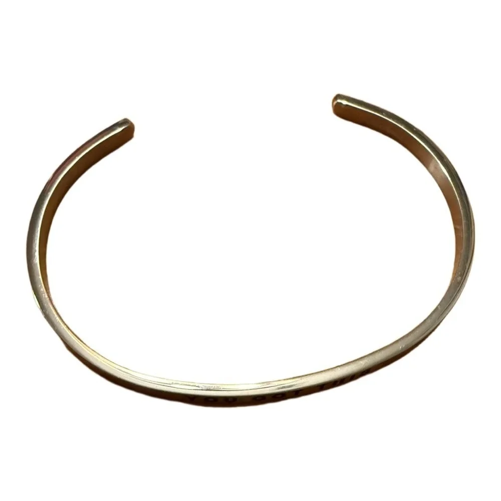 You Got This Mantra Bracelet From Mantraband OS Cuff Bangle Silver Engraved - Picture 2 of 4